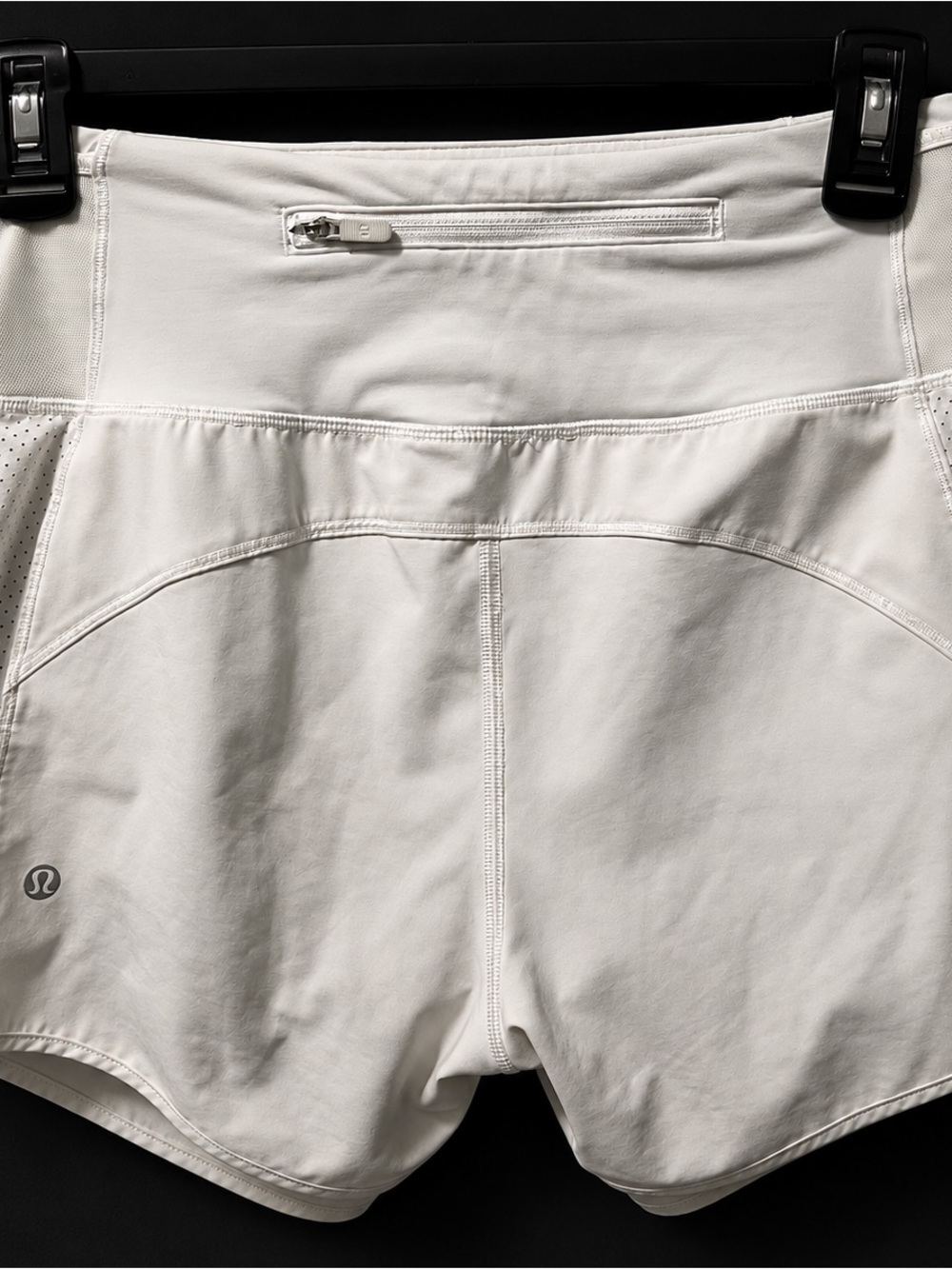 lululemon athletica Cream Performance High-Waist Athletic Shorts - Picture 2 of 3